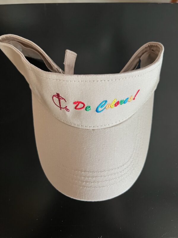 Khaki Cotton Twill Visor